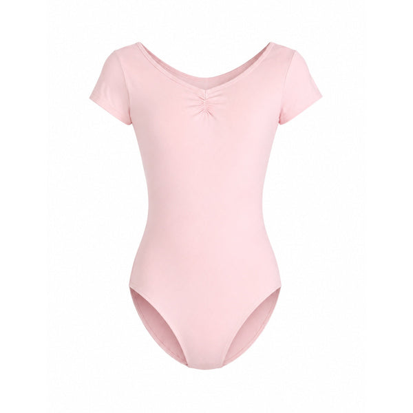 Girls' Organic Cotton Cap Sleeve Leotard