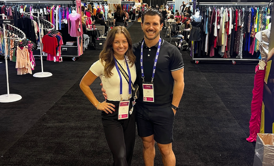 Founders Sara & Ryan at United Dance Merchants of America: UDMA
