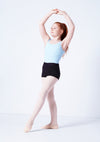 Organic cotton dance short, kids black 